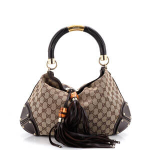 Gucci Medium Indy Hobo GG Canvas
